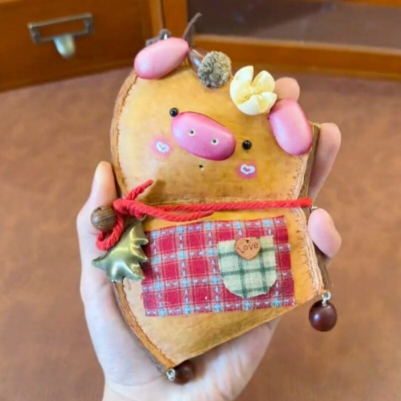 Handmade Cozy Piglet Pod Baby