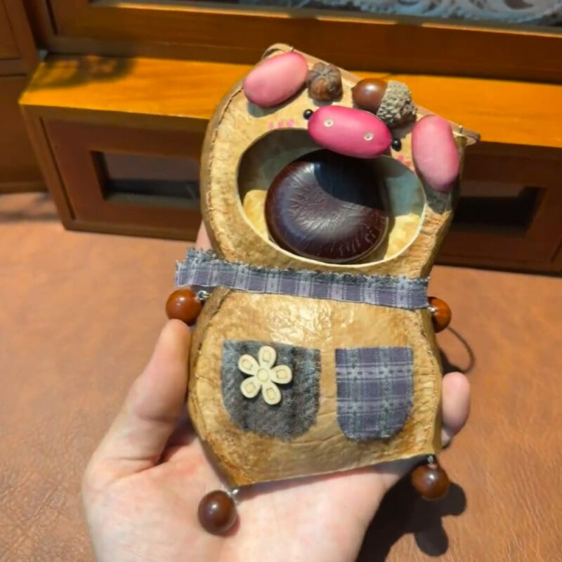 Kastanie Taschen-Schweinchen Pod Baby