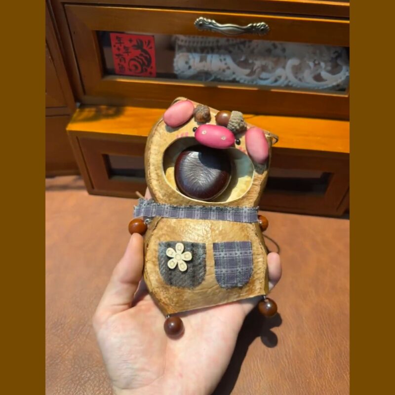 Kastanie Taschen-Schweinchen Pod Baby