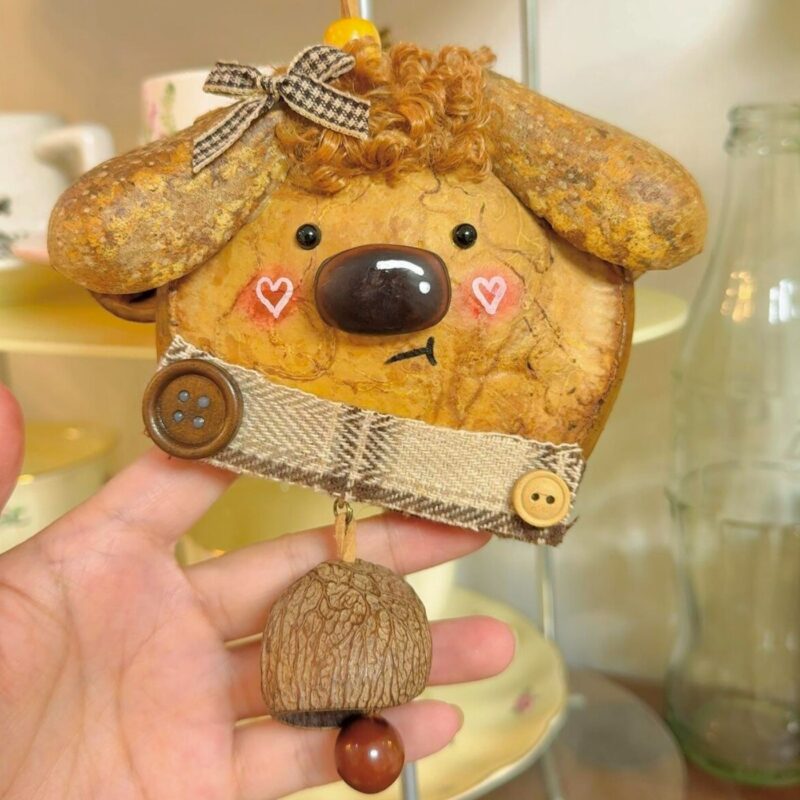 Double-Sided Pod Baby – Plaid Puppy Bell