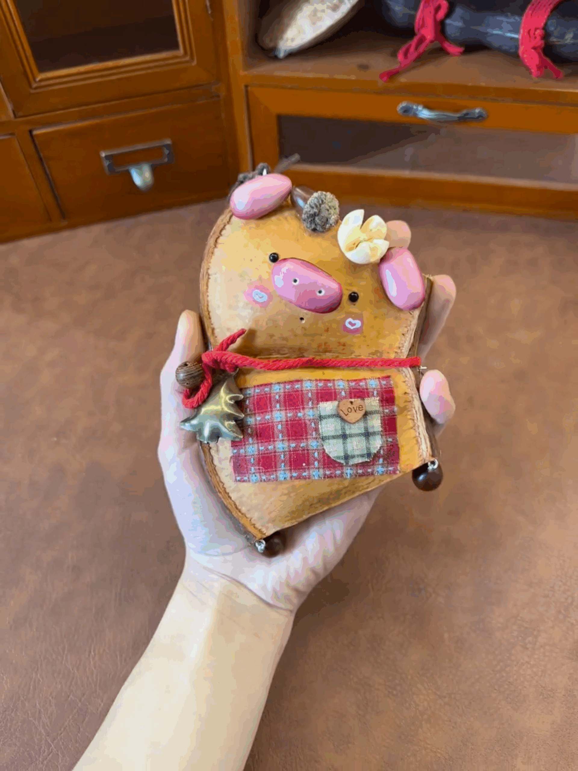Handmade Cozy Piglet Pod Baby