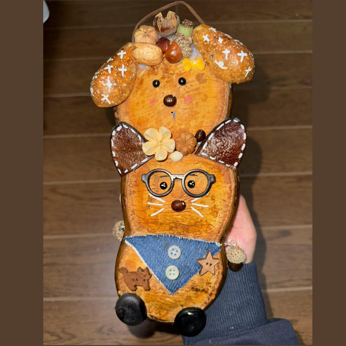 Handmade Woodland Animal Ornament Collection