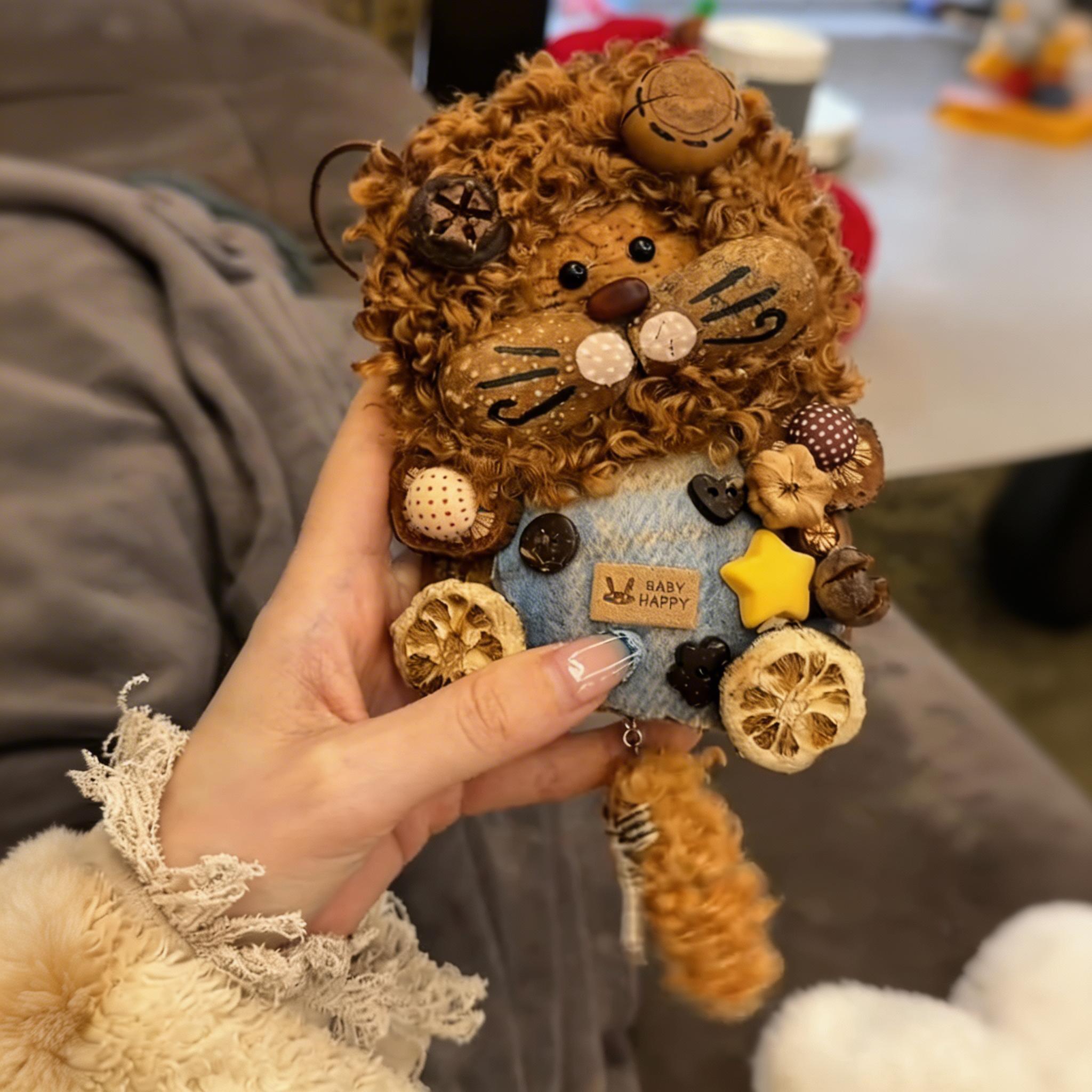 Curly-Mane Lion Pod Baby – Baby Happy Cub